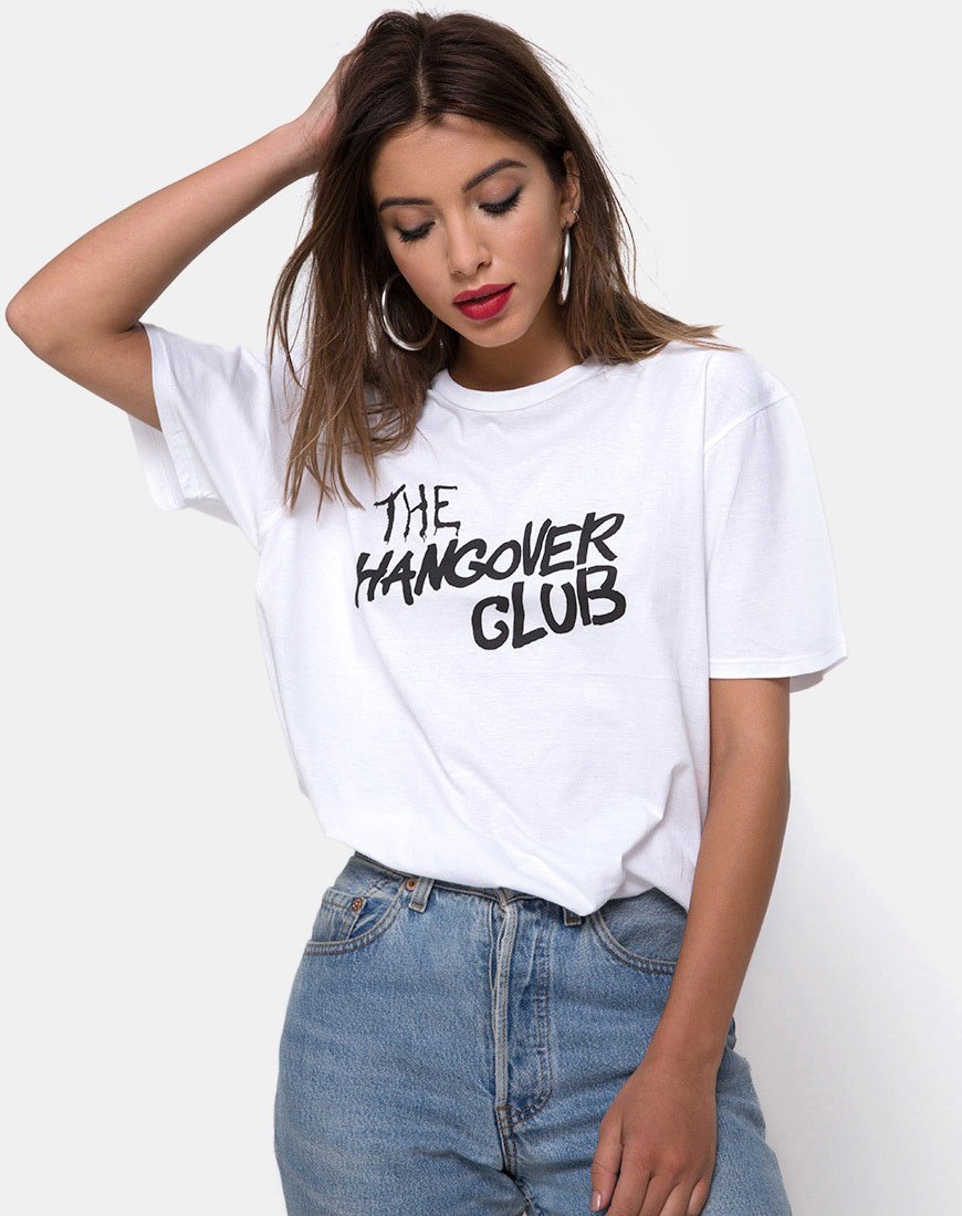 Maglietta basic oversize in Hangover Club