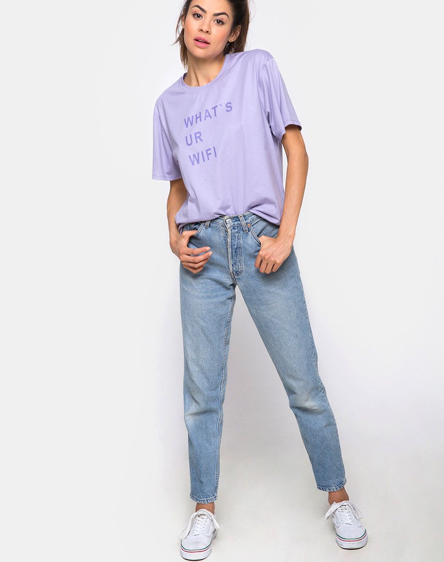 Immagine della maglietta oversize Basic in Whats Ur Wifi
