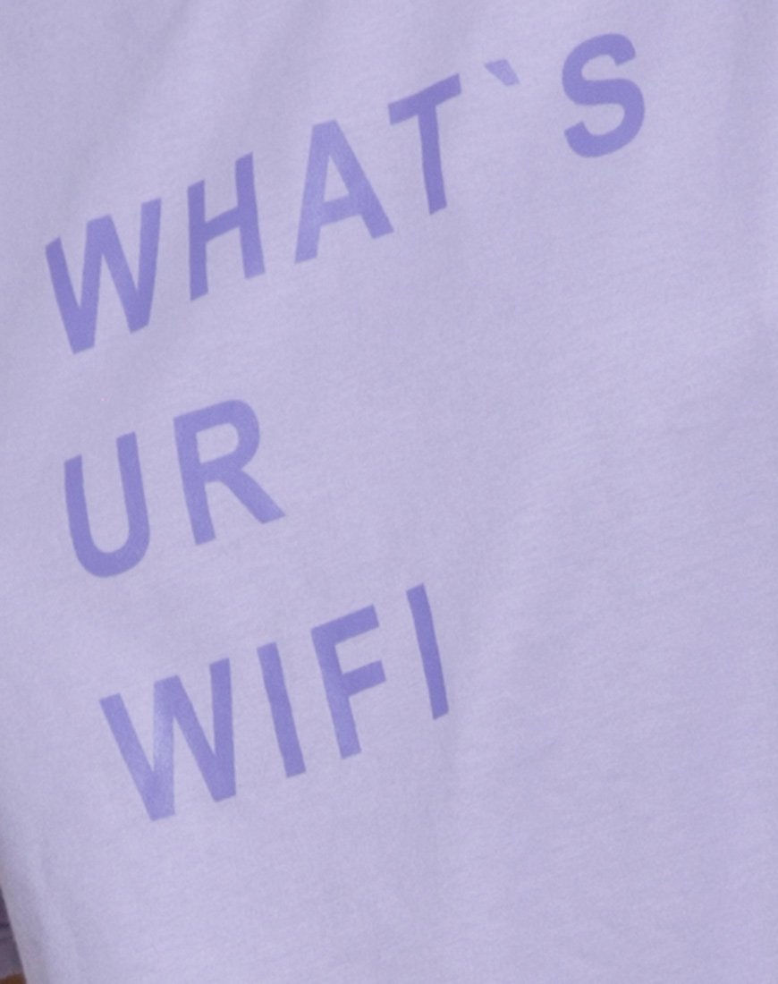 Immagine della maglietta oversize Basic in Whats Ur Wifi