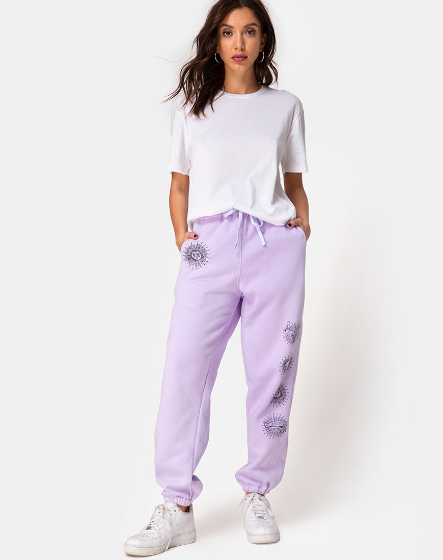 Basta Jogger in Lilla "All Of My Bones
