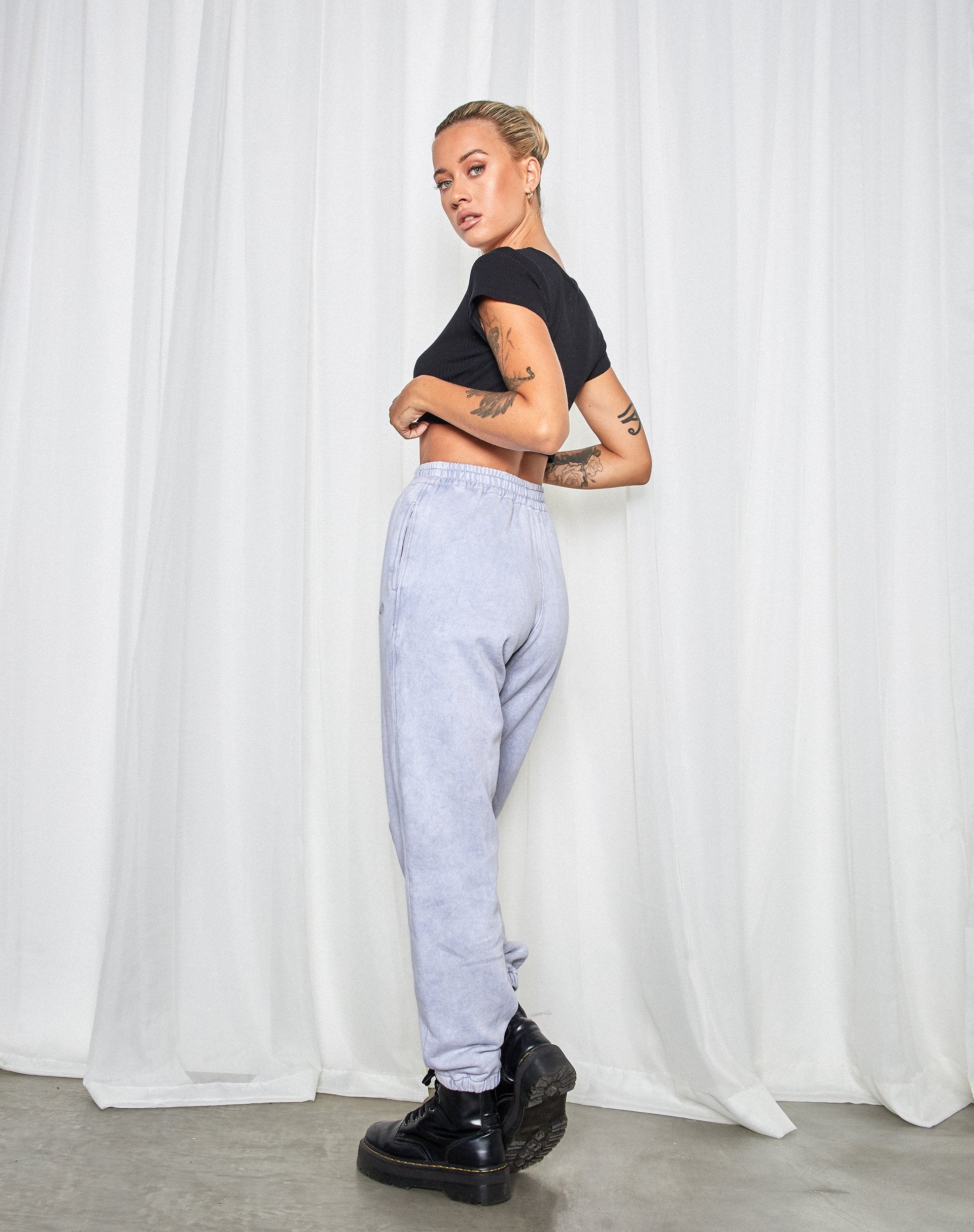 Immagine di Basta Jogger in Silver Wash Energy Embro
