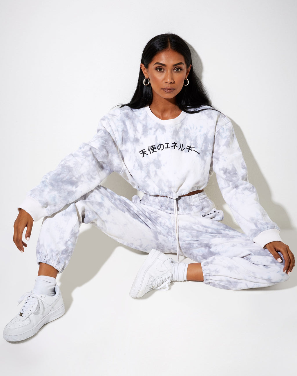 Maglione Markey in grigio Tie Dye Angel Energy Embro