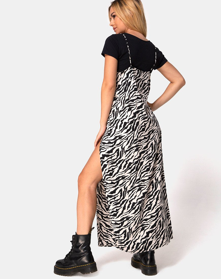 Immagine di Batis Maxi Dress in 90s Zebra