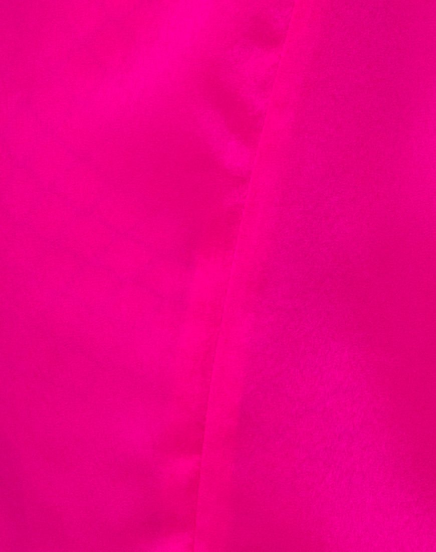 Immagine di Batista Slip Dress in raso fucsia rosa