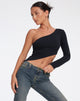 immagine di Baylee Crop Top in lycra nero