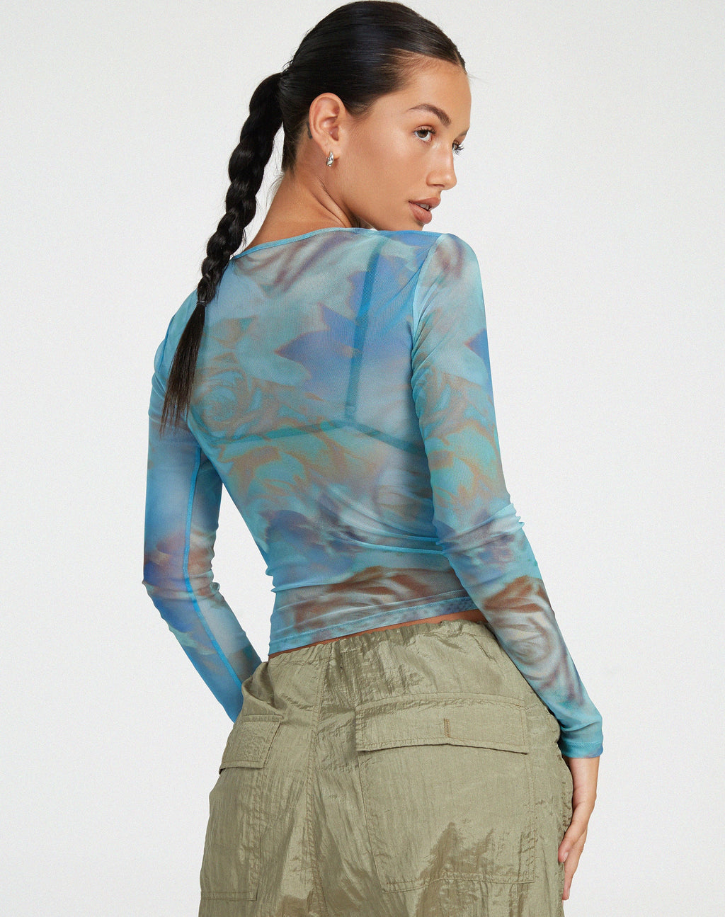Top Elijah in Digi Petal Blue