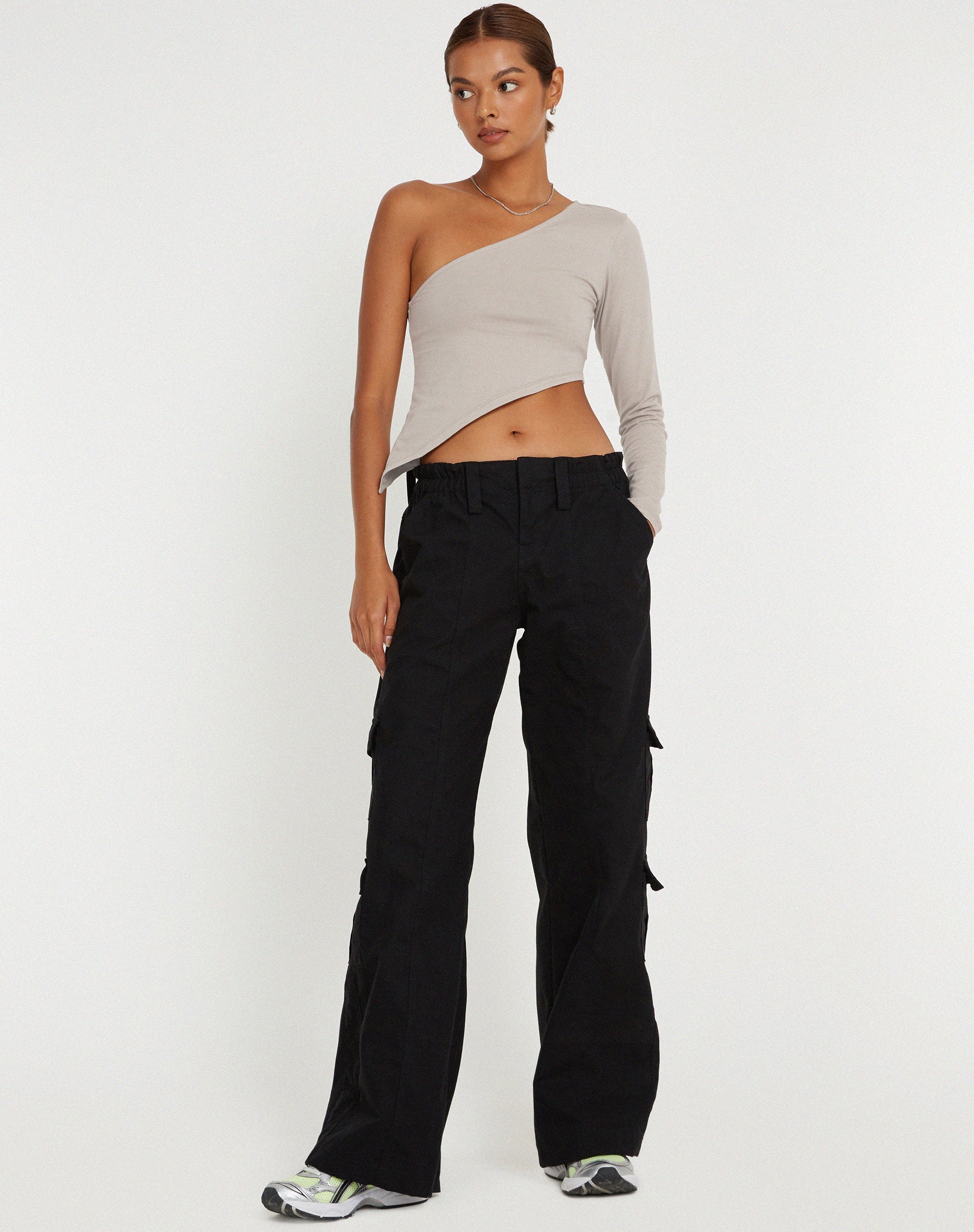 Immagine di Baylee Crop Top in latte d'avena