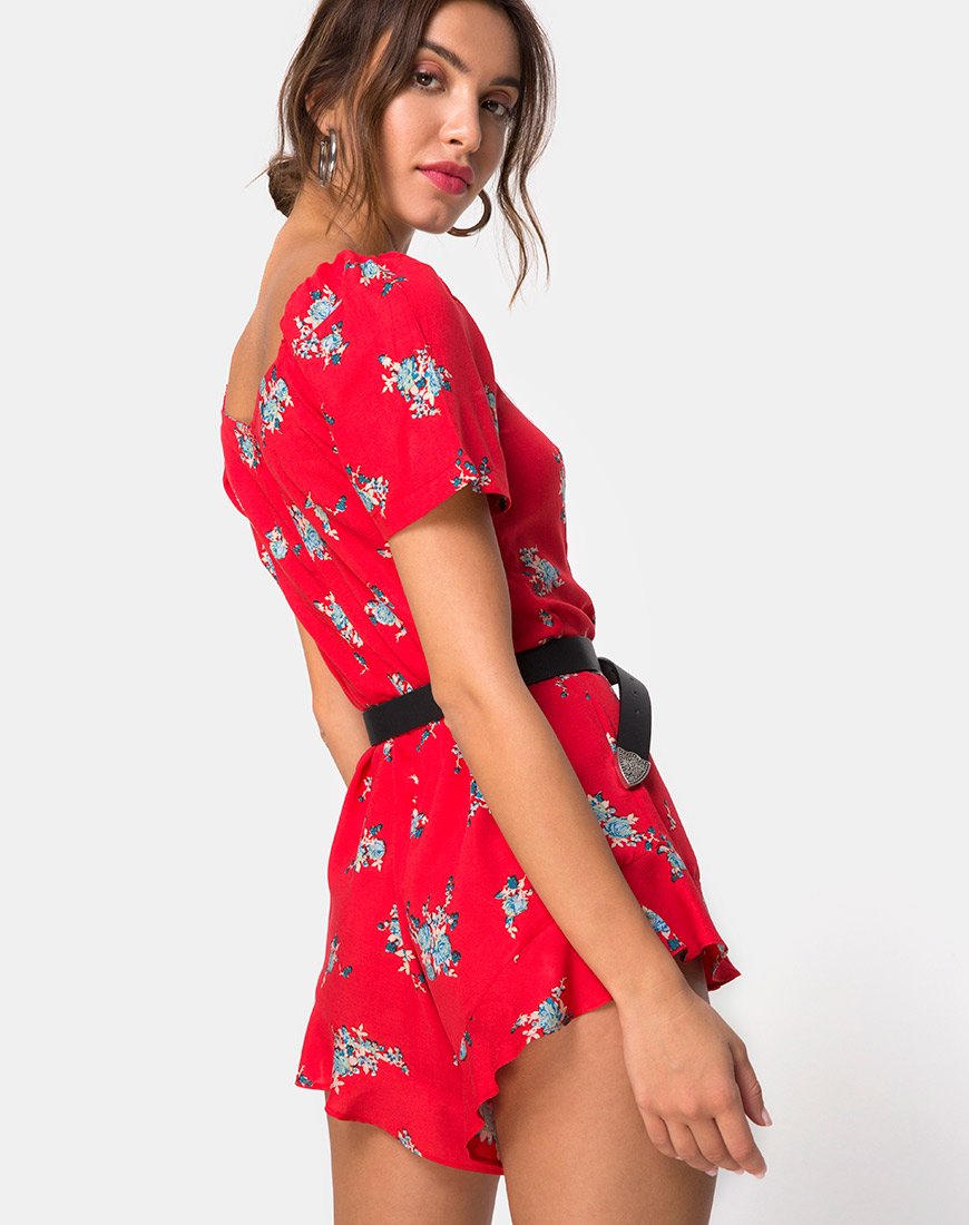 Immagine di Bersho Playsuit in Soi Rose Red