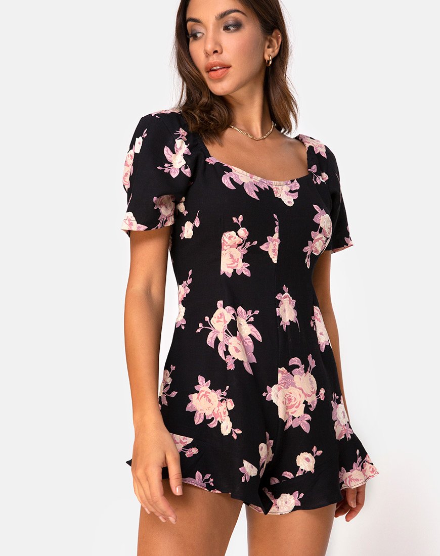 Bersho Playsuit in rosa vintage