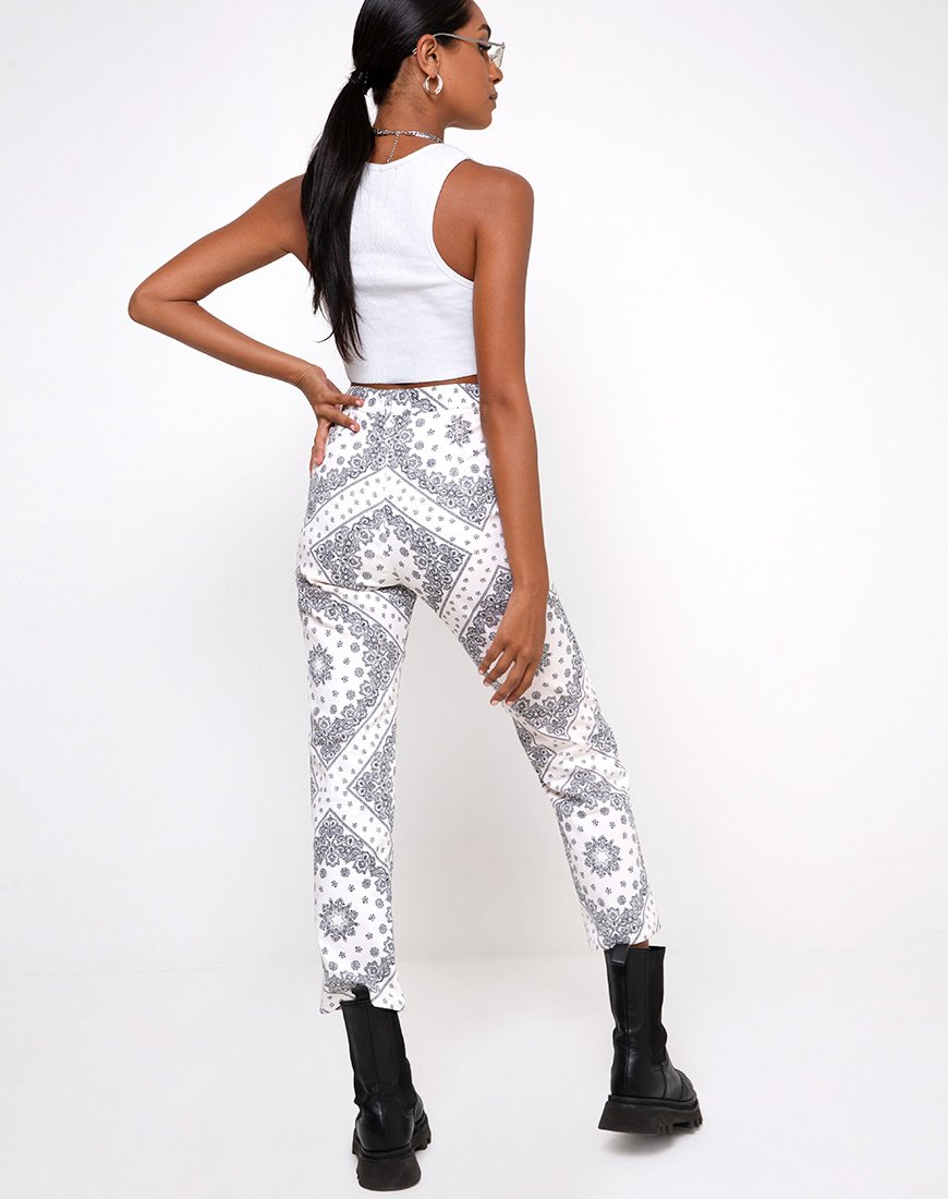 Immagine del pantalone Beth in Bandana Ecru Placement