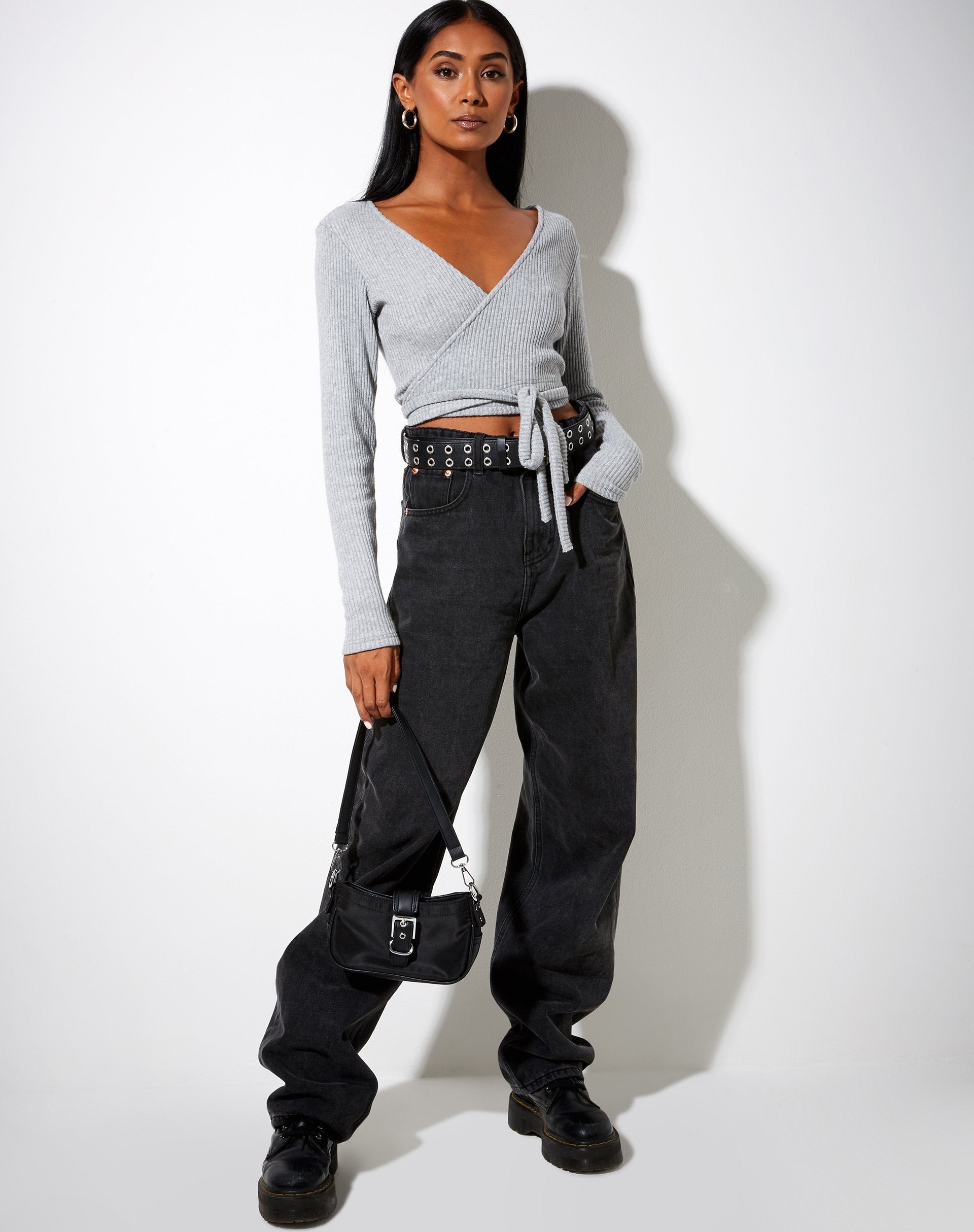 Immagine di Bianca Top in Grey Marl