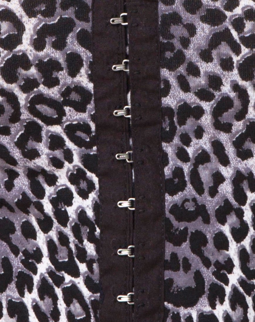 Immagine di Bida Corpetto in grigio Rar Leopard