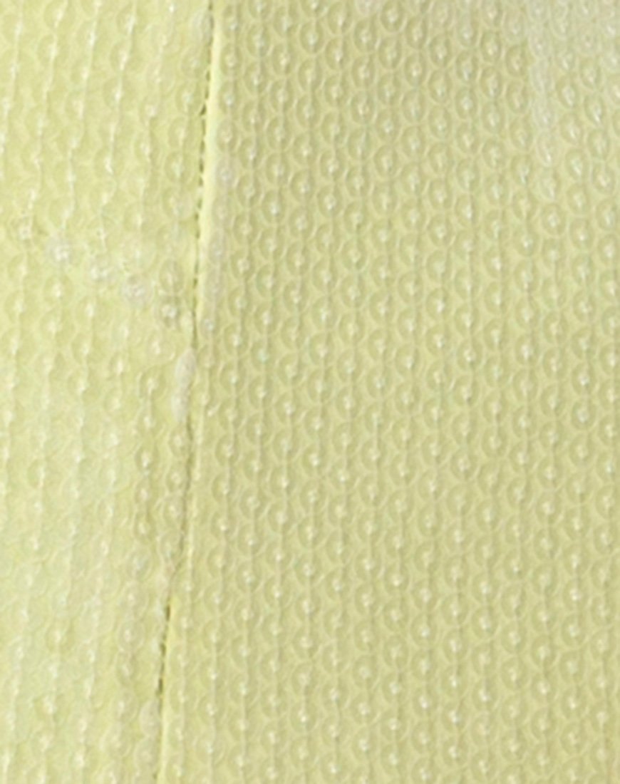 Immagine di Bike Short in verde pistacchio con paillettes trasparenti