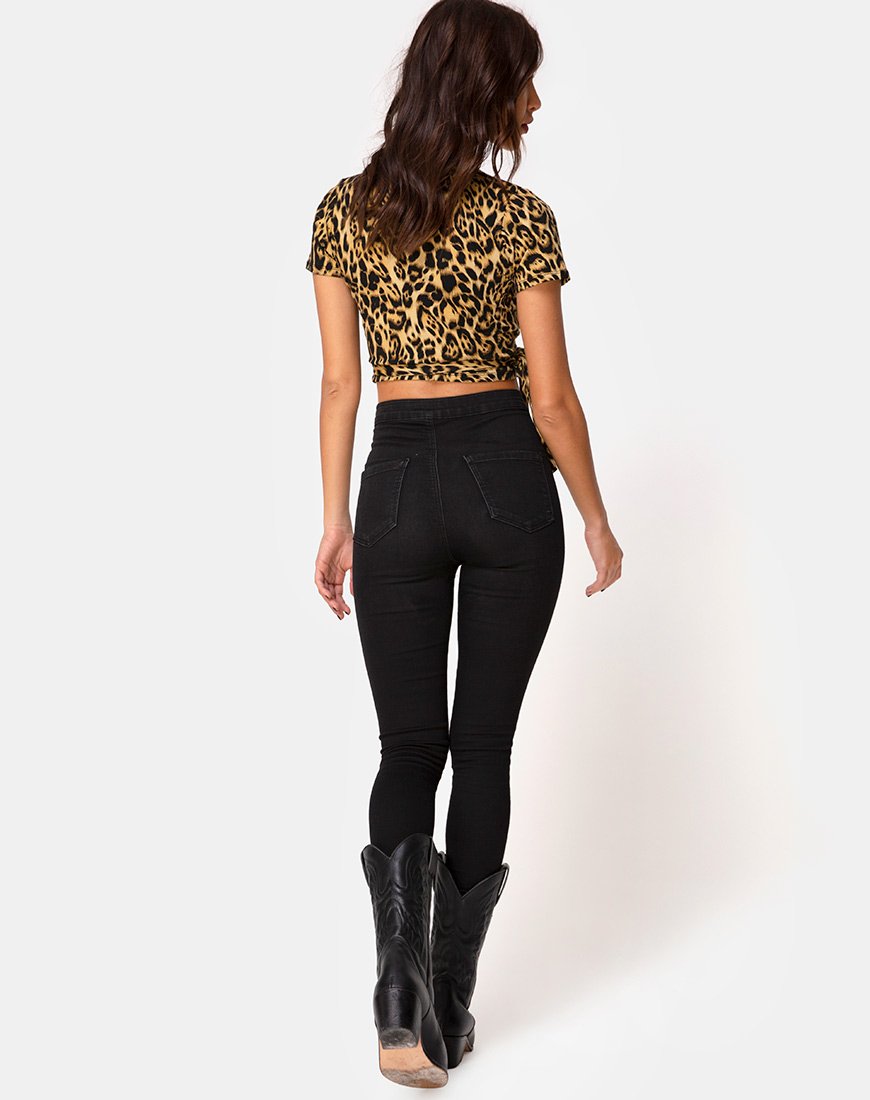 Immagine di Bilen Crop Top in Leopard
