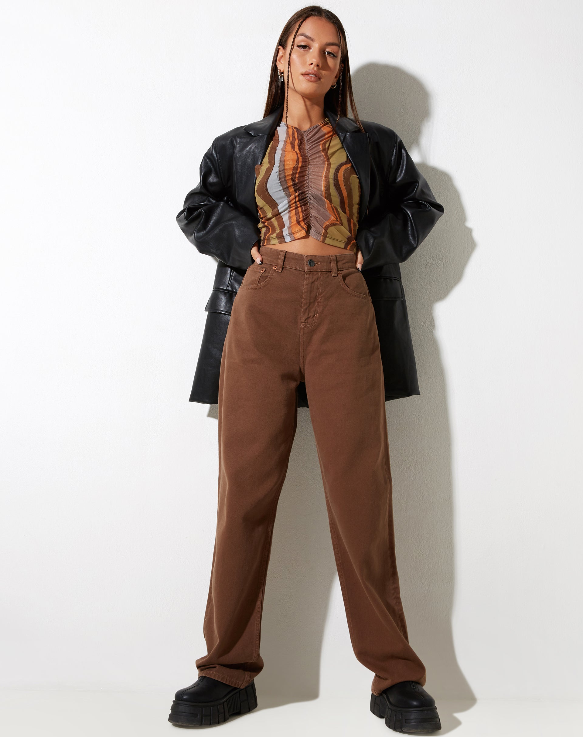 Immagine di MOTEL X IRIS Birka Gilet Top in Earthy Gradient