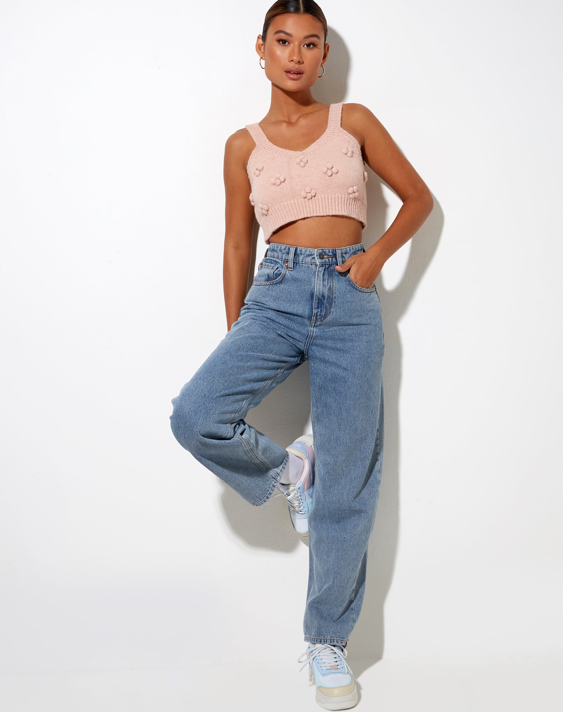 Immagine di Birra Crop Top in rosa tenue