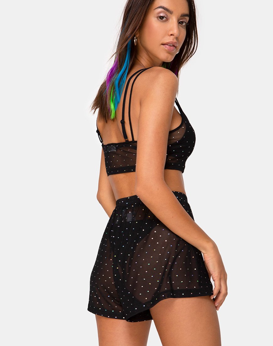 Immagine di Boris Short in Crystal Net Black