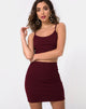 Immagine di Kimmy Gonna Bodycon in Borgogna