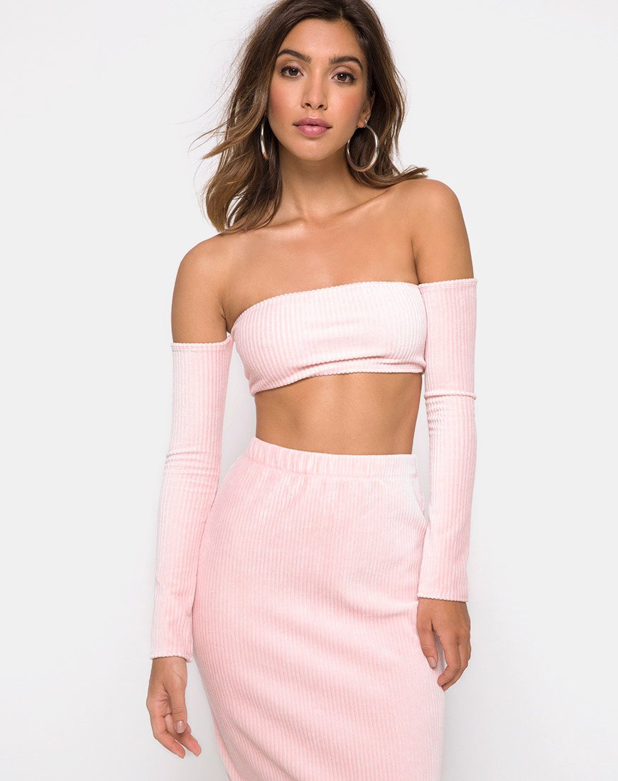 Gonna Bobby Midi in soffice maglia Candy