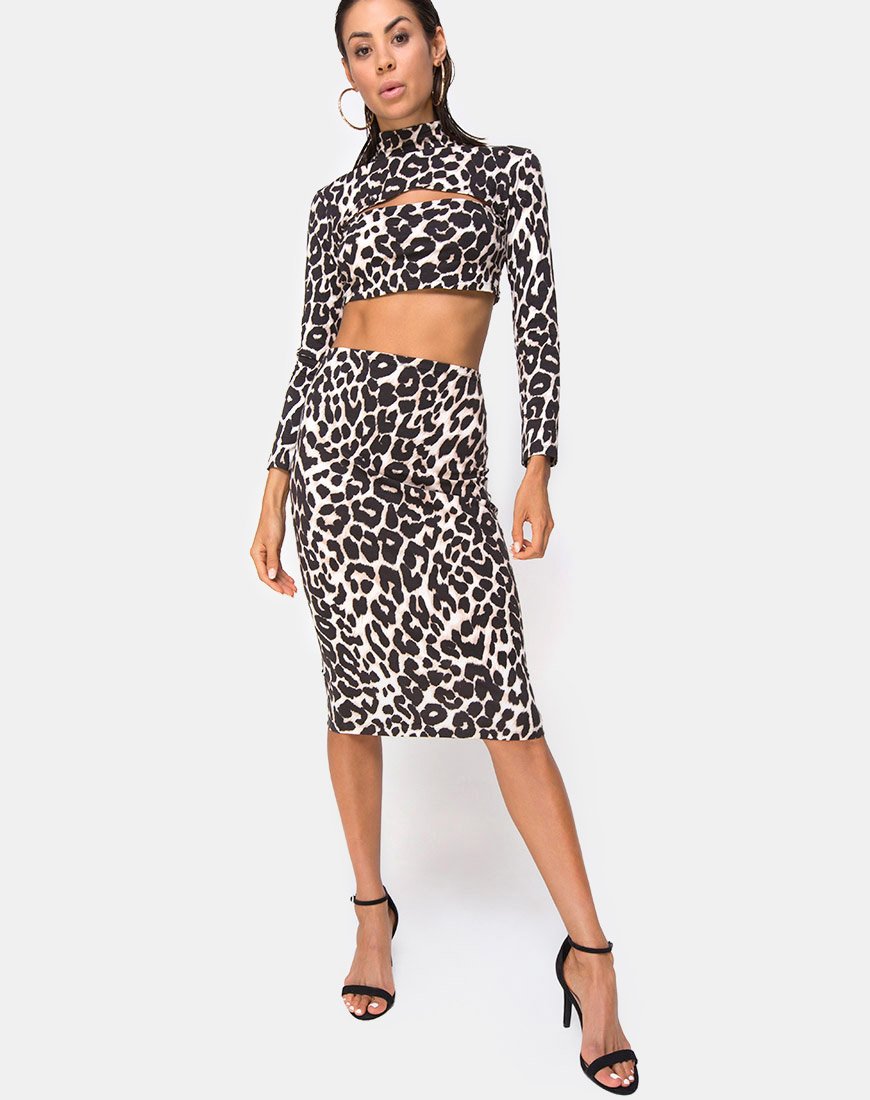 Immagine di Bobby Midi Skirt in Jaguar Oversize