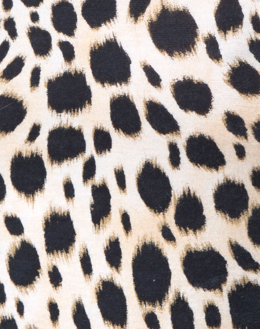 Immagine di Gaga Top Off The Shoulder in Cheetah