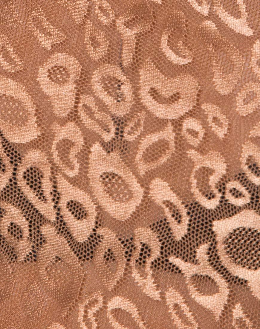 Immagine di Bon Top in Leopard Sheen Net Caramel