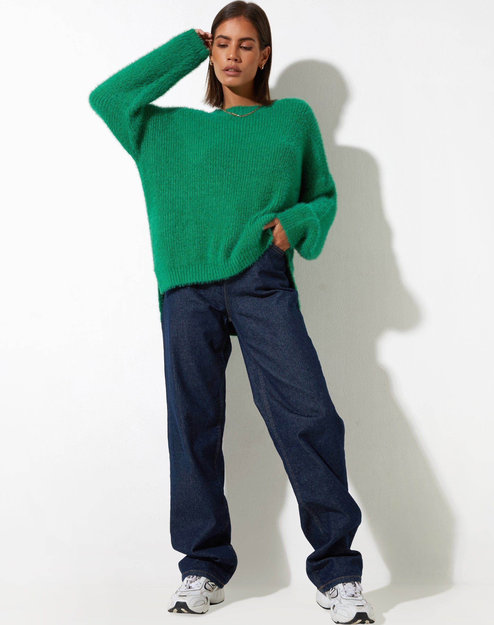 immagine di Bondy Jumper in maglia verde Kelly
