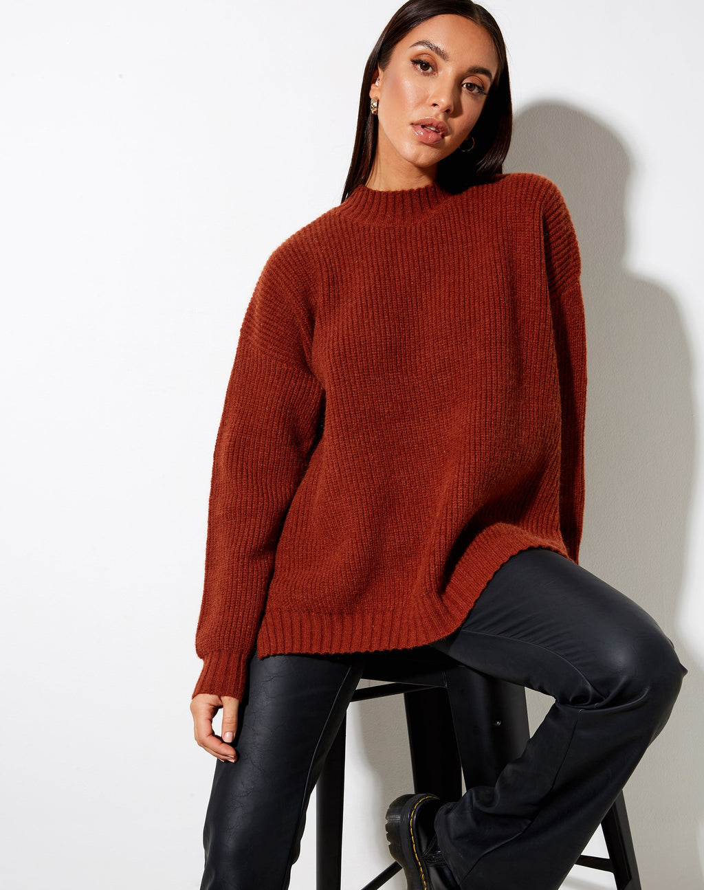 Maglia Bondy in maglia mattone