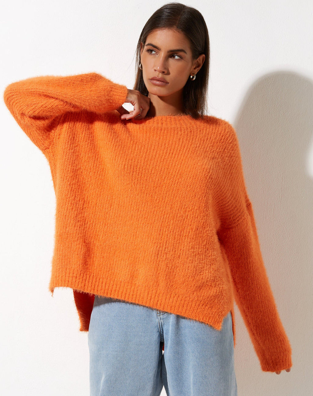 Maglia Bondy in maglia arancione cachi