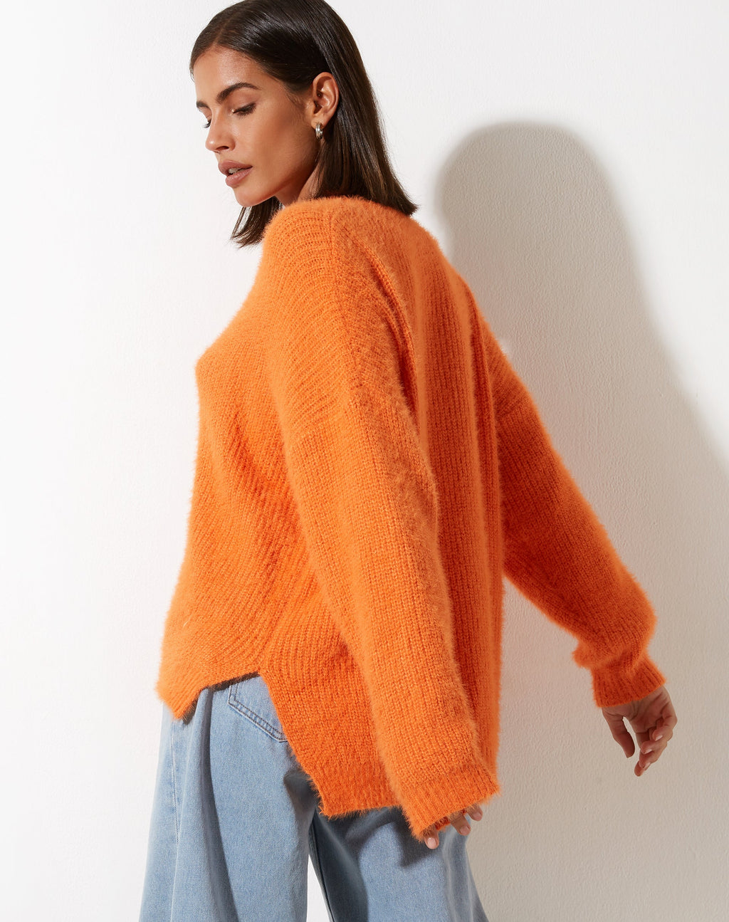 Maglia Bondy in maglia arancione cachi