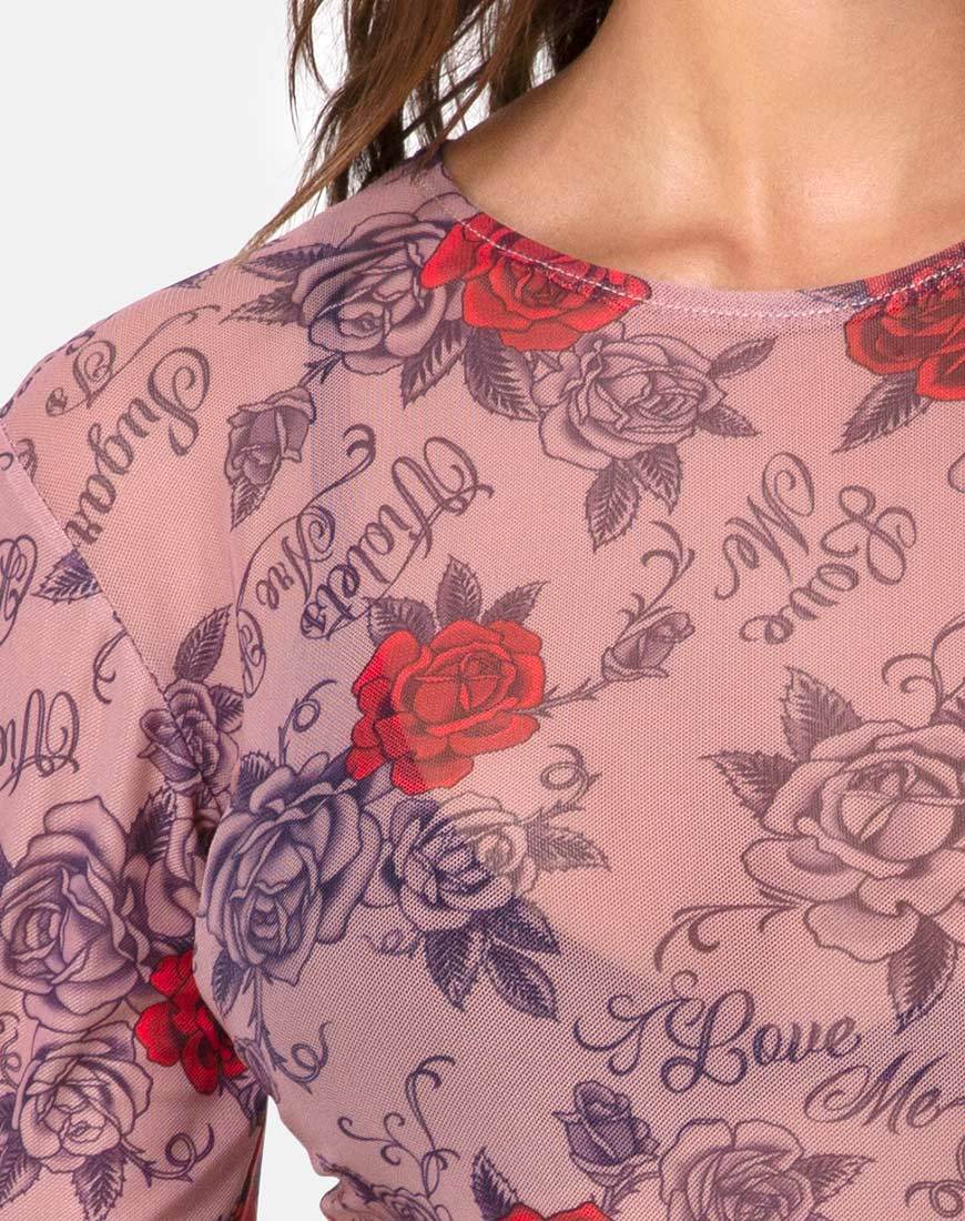 Immagine di Bonella Corpetto in maglia rossa Roses Are Red