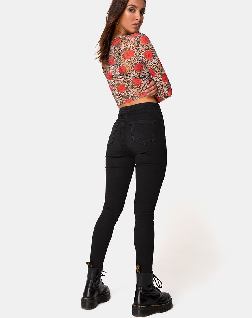 Immagine di Bonnie Crop Top in Tiger Rose