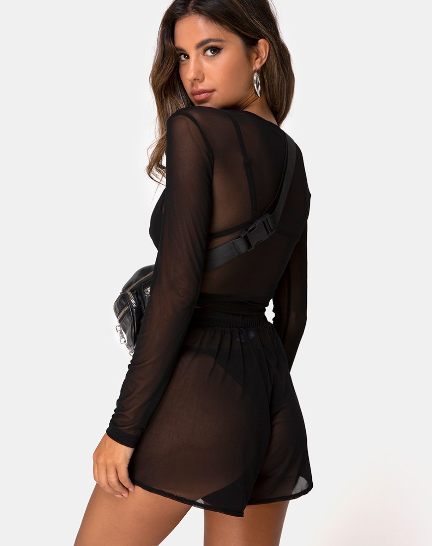 Immagine di Boris Short in Mesh Nero