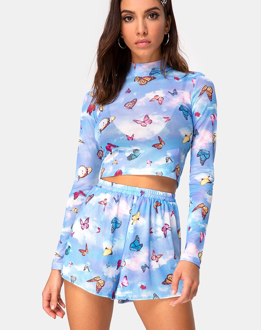 Immagine di Boris Short in Mesh Blue Butterfly