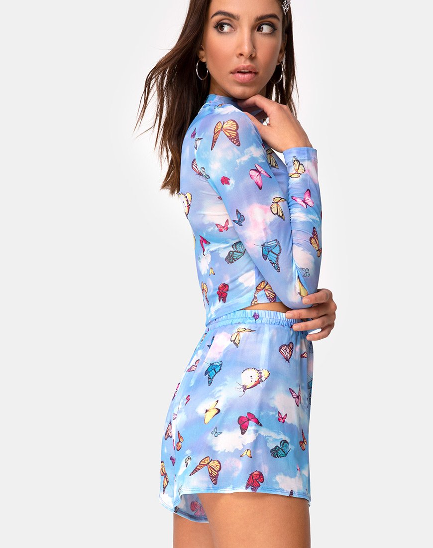 Immagine di Boris Short in Mesh Blue Butterfly