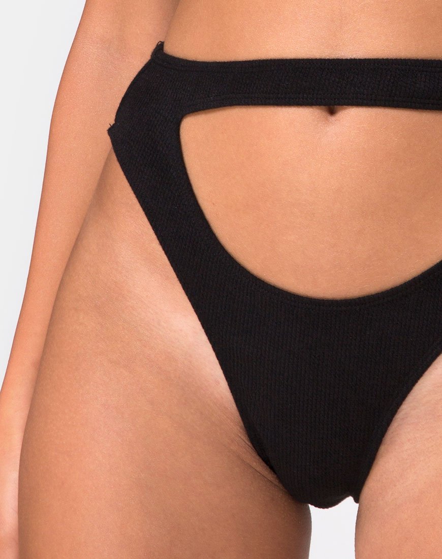 Immagine di Bound Bikini Bottom in nero