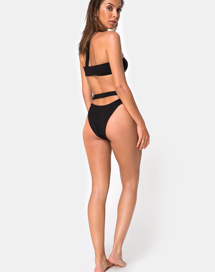 Immagine di Bound Bikini Bottom in nero