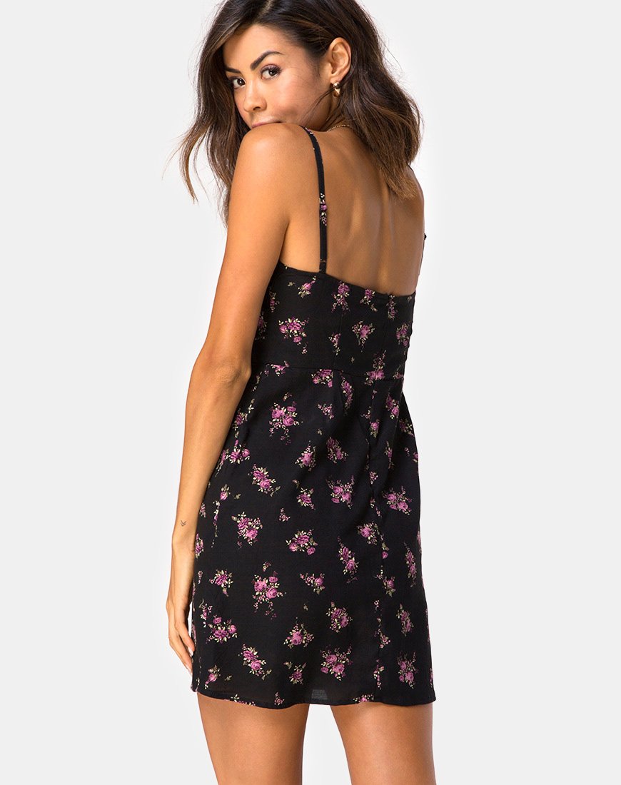 Mini abito Boyasly in Sohey Rose Nero