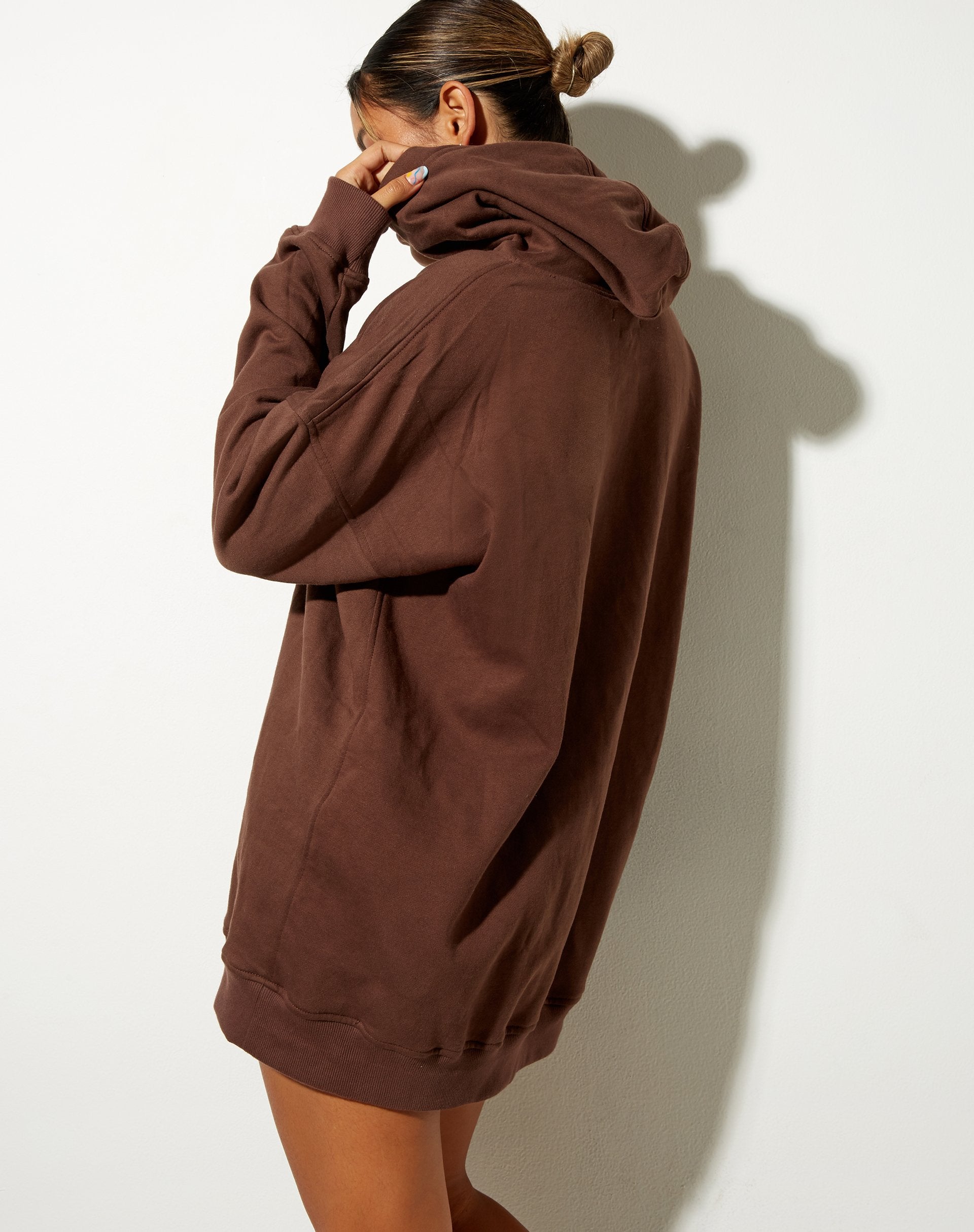 Immagine di Bren Hoodie in Deep Mahogany Cherub LAmour Label Embro