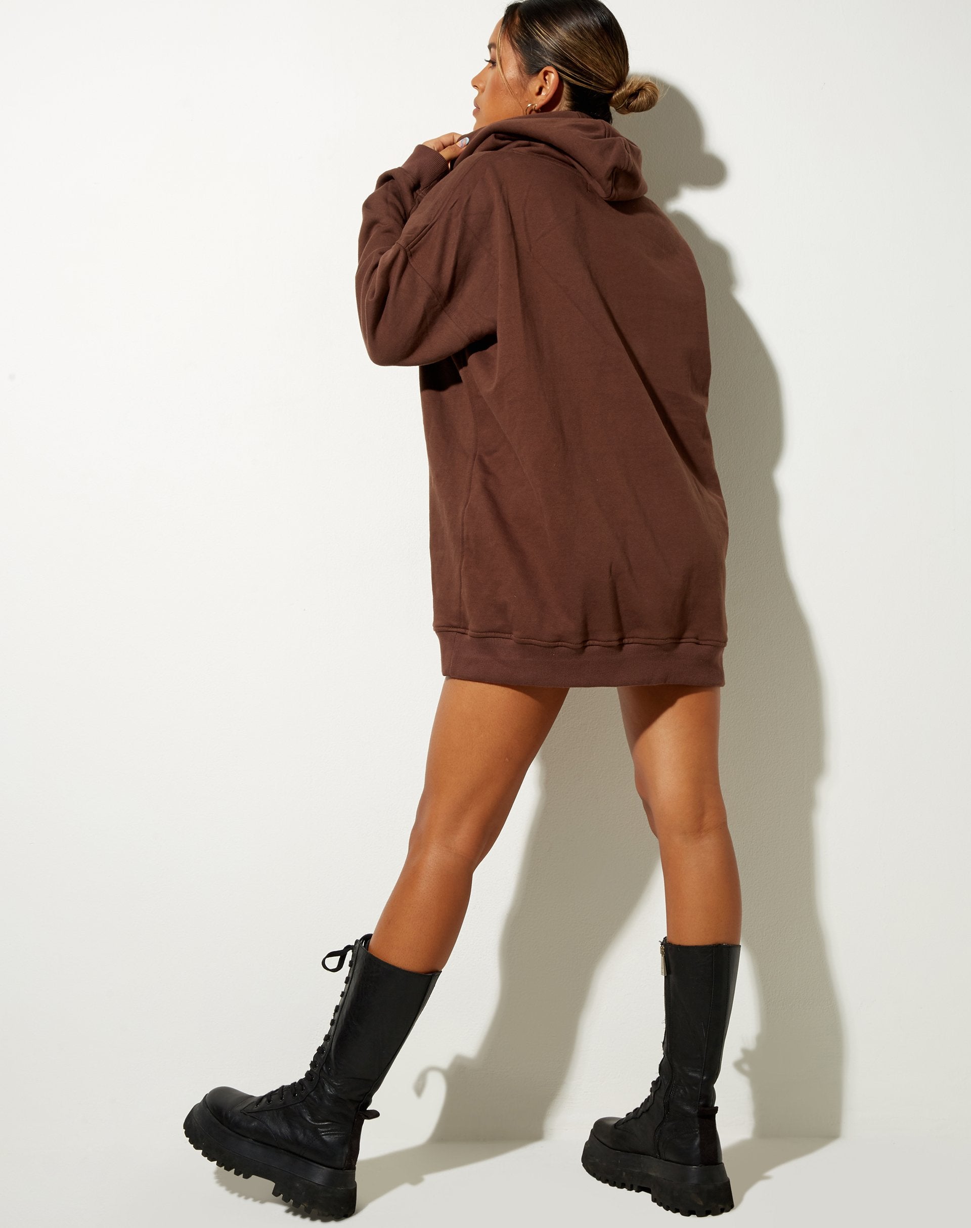 Immagine di Bren Hoodie in Deep Mahogany Cherub LAmour Label Embro