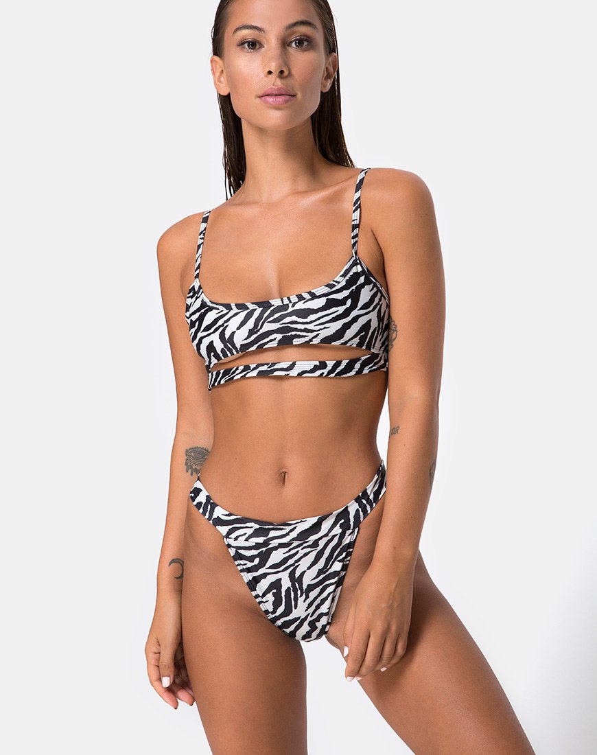 Immagine di Bulvya Bikini Top in Mini Zebra