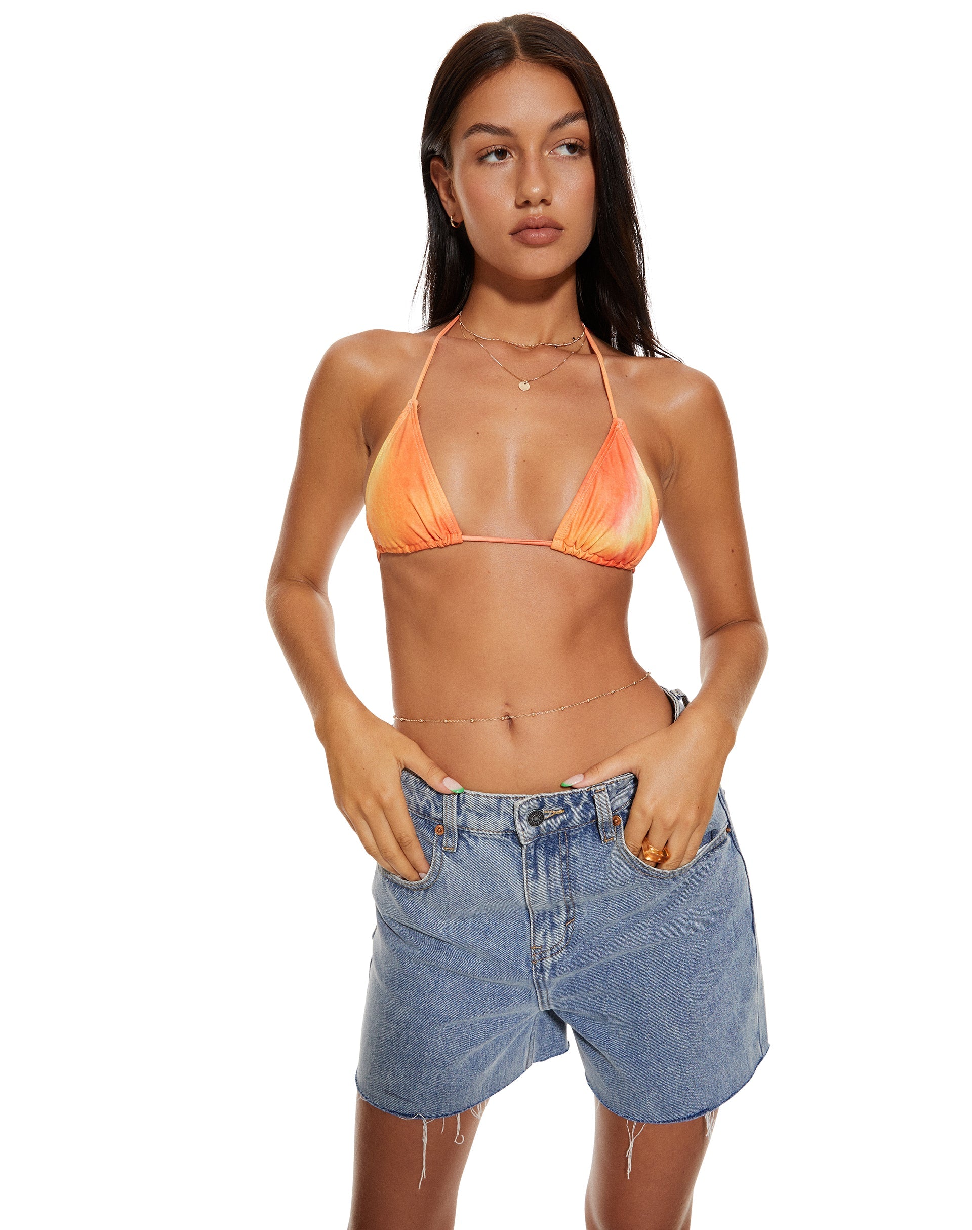immagine di MOTEL X BARBARA Pami Bikini Top in acquerello Fruit Crush