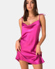 Immagine di Camara Dress in Satin Magenta