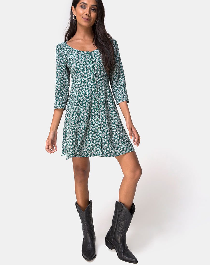 Immagine di Camdy Dress in Floral Bloom Verde