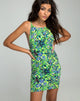Immagine di Canna Bodycon Dress in Fluro Flower Citrus