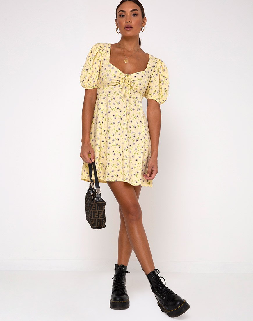 Immagine del vestito Carie in fiore selvaggio Lemon Drop