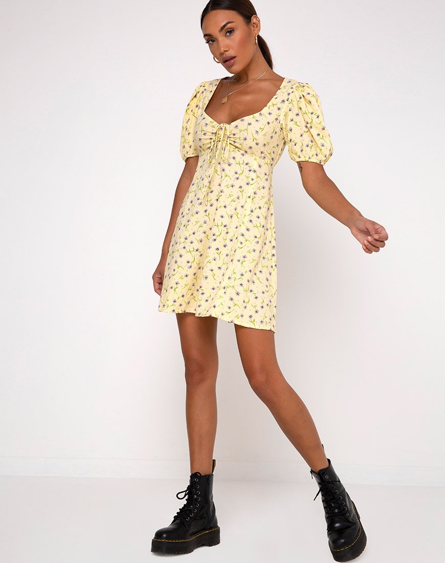 Immagine del vestito Carie in fiore selvaggio Lemon Drop