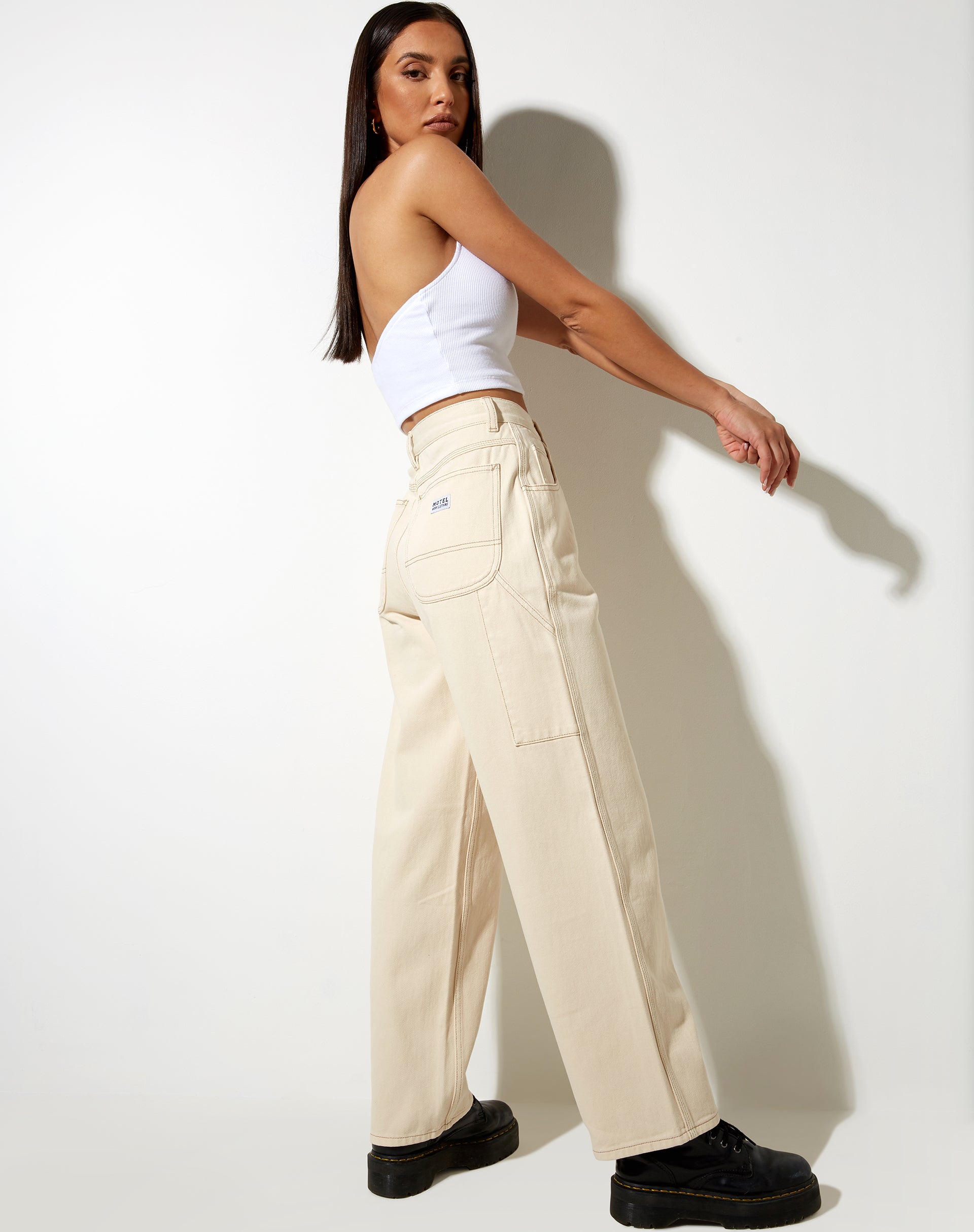 Immagine dei jeans Carpenter in ecru
