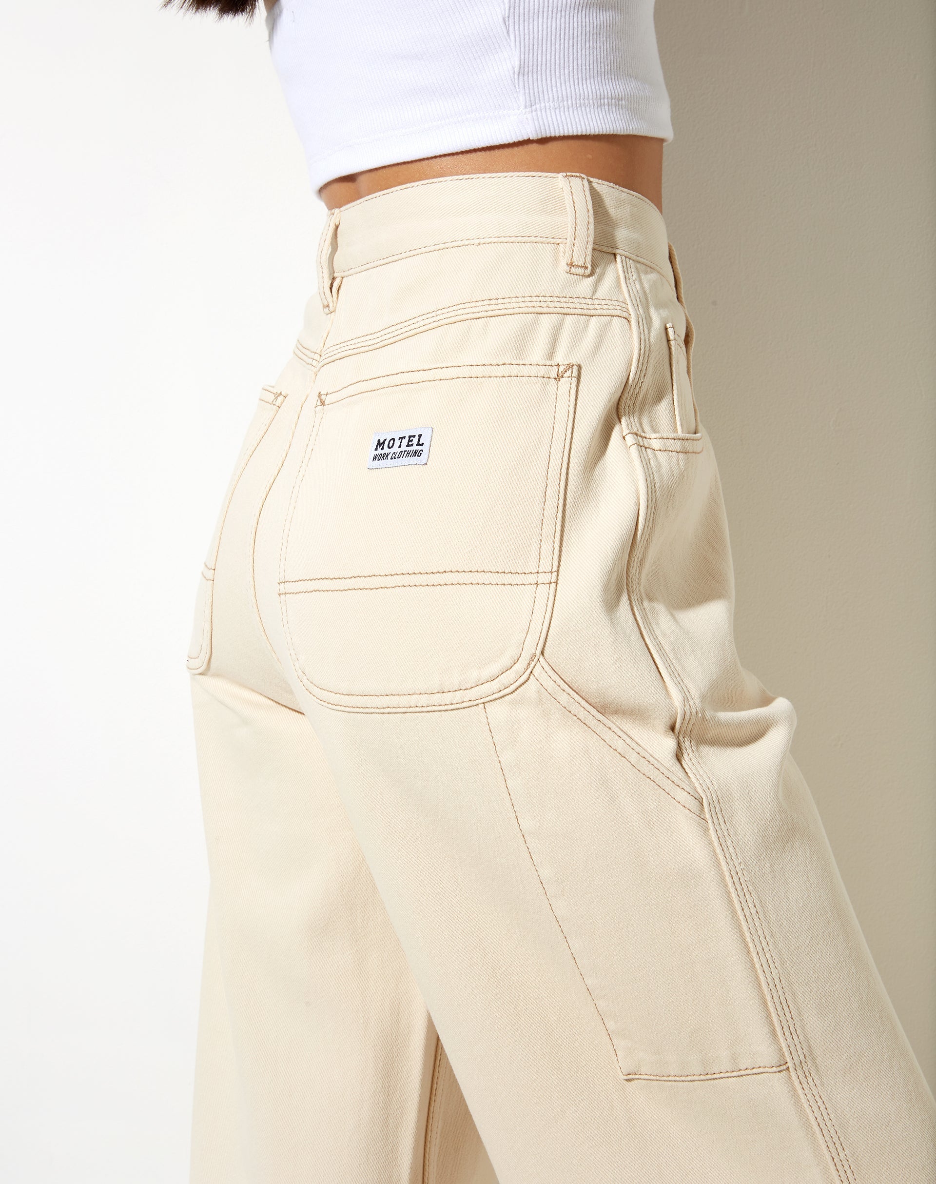 Immagine dei jeans Carpenter in ecru