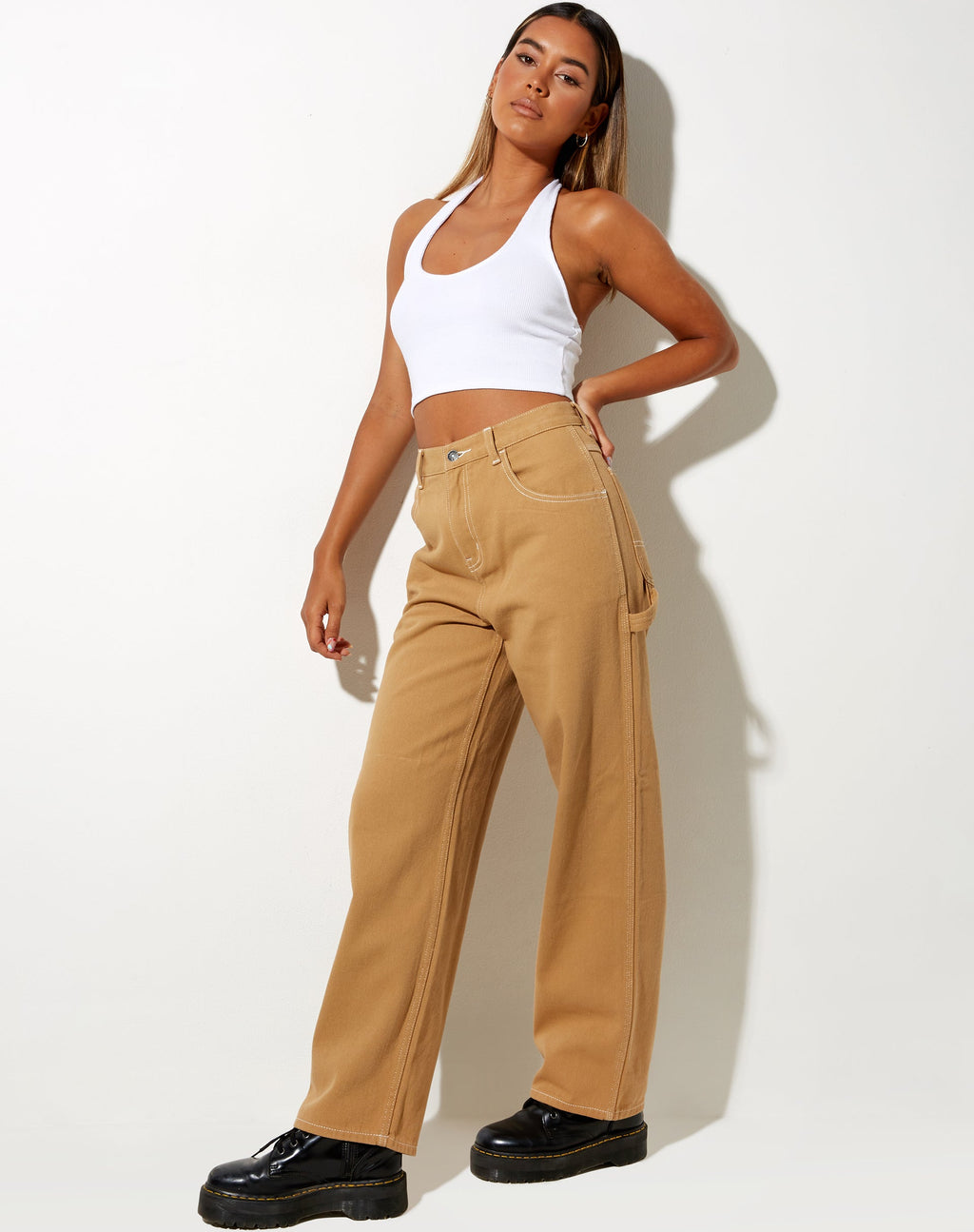 Jeans Carpenter Parallel in cammello
